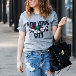Cynthia Rowley Censored NY Tee